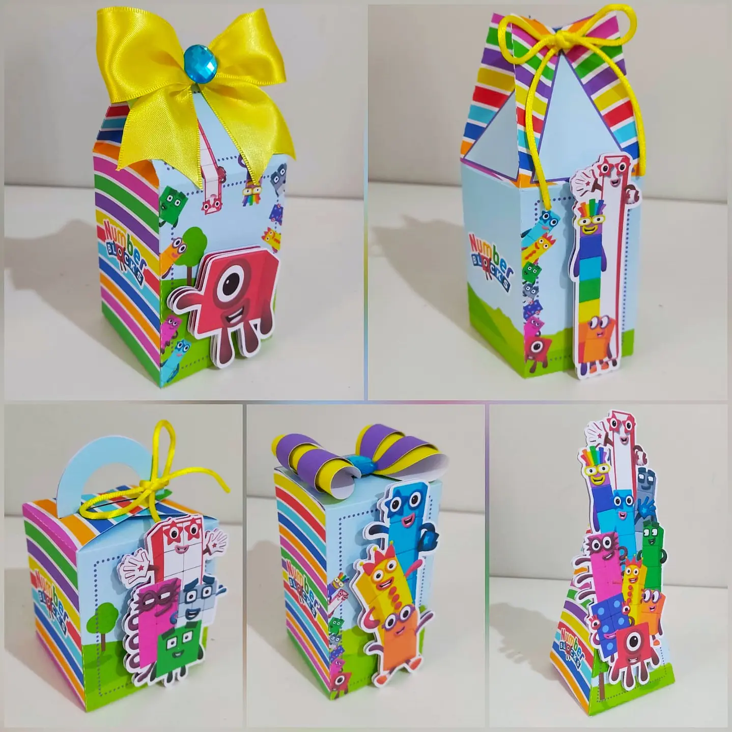 Kit Digital Arquivo de Corte Numberblocks 1