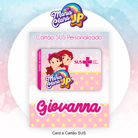 Kit Digital Encadernação Maria Clara e JP - Volta às Aulas