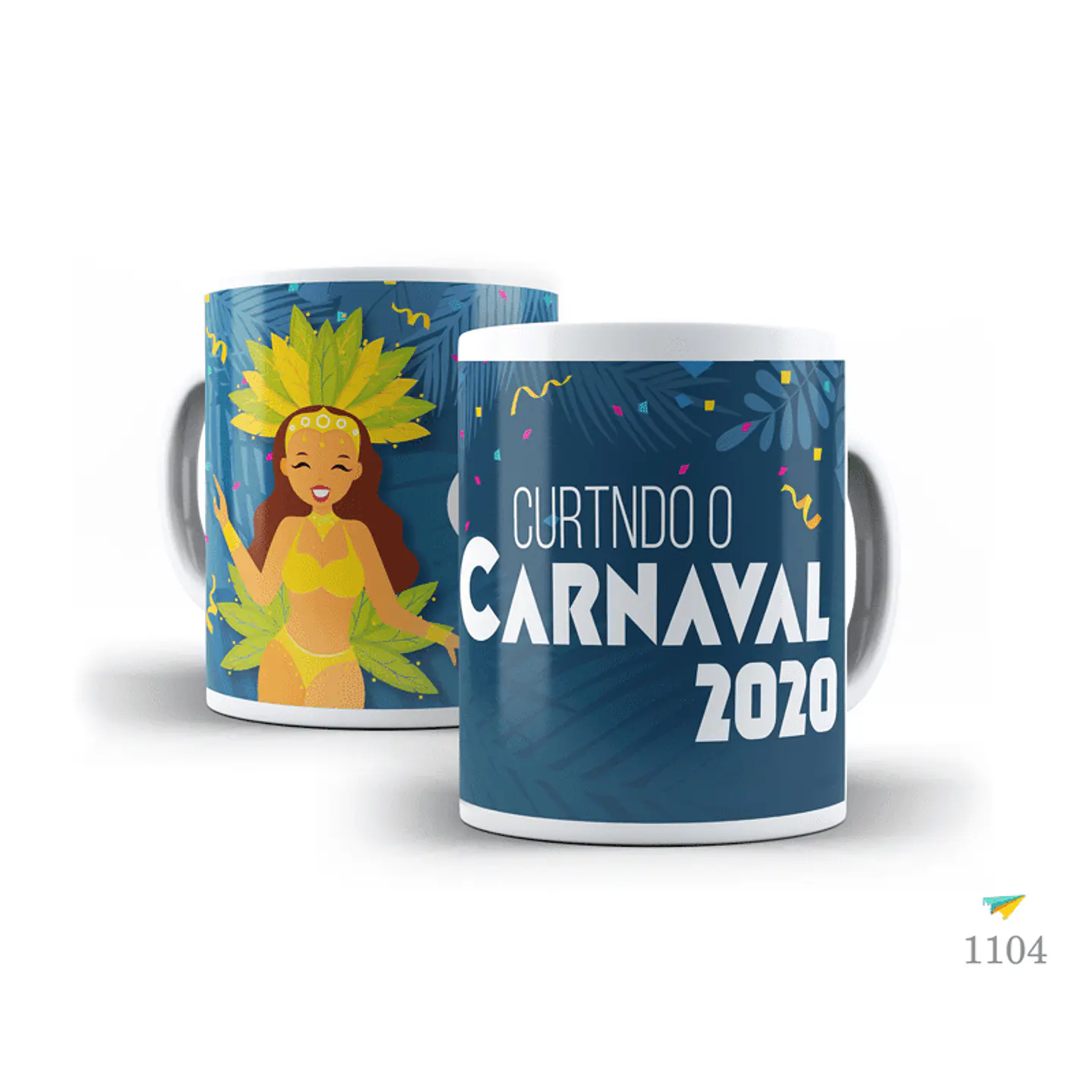 Kit Digital 40 Artes Canecas Carnaval  6