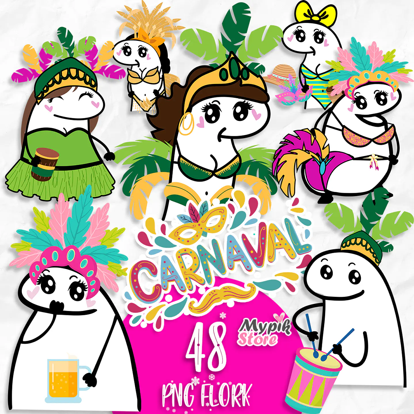 Kit Digital Carnaval Flork 1