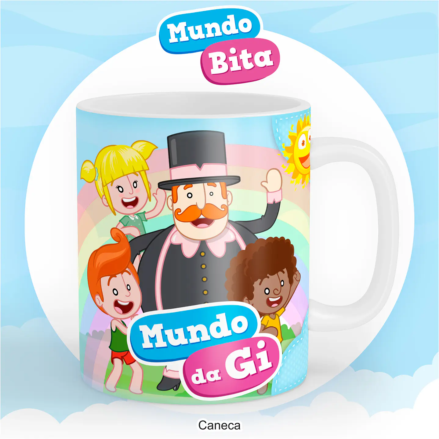 Kit Digital Encadernação e Etiqueta Escolar Mundo Bita  3