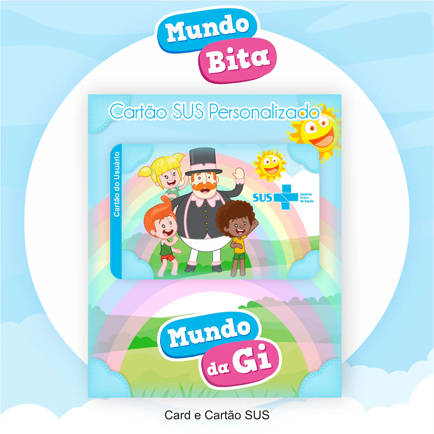 Kit Digital Encadernação e Etiqueta Escolar Mundo Bita  12