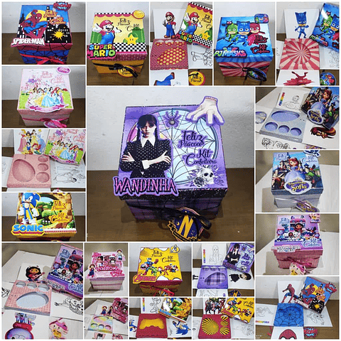 10 Arquivo de Corte Silhouette Caixa Explosão Páscoa