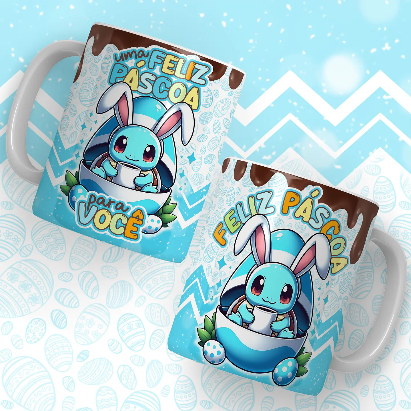 15 Artes Canecas Pokémon Páscoa 13