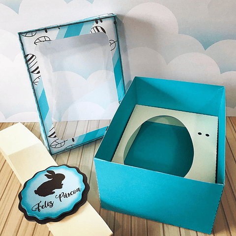 Arquivo de Corte Ovo Páscoa Azul