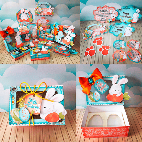 Arquivo de Corte Coelho da Páscoa e Caça ao Ovos