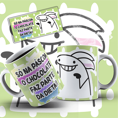 10 Artes Canecas Flork Páscoa