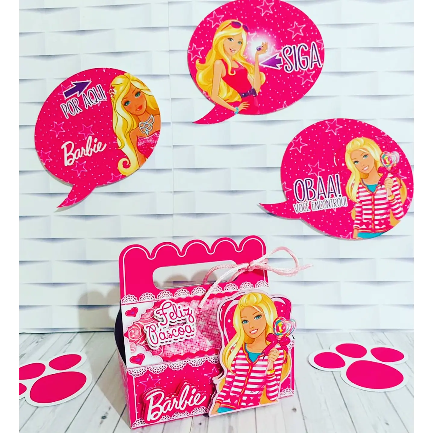 Arquivo de Corte Páscoa Barbie Completo 2
