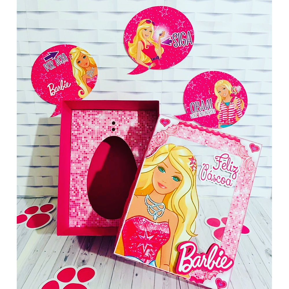 Arquivo de Corte Páscoa Barbie Completo