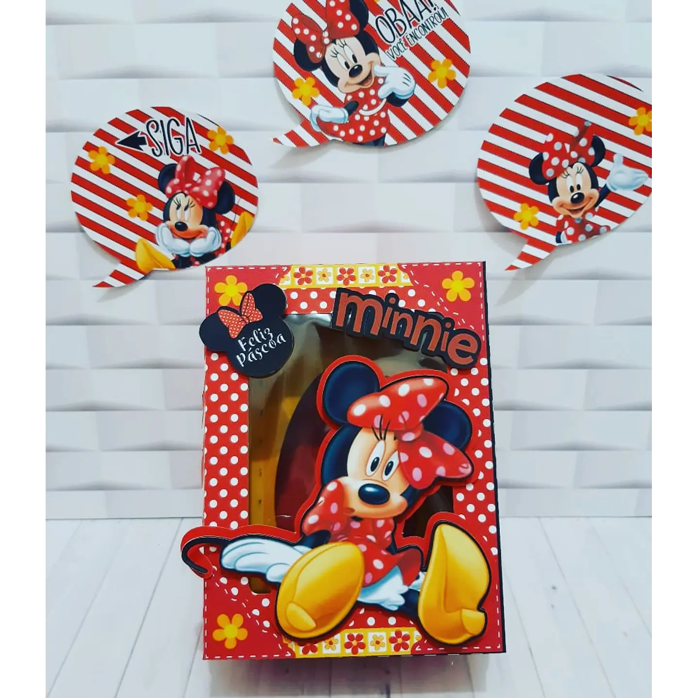Arquivo de Corte Páscoa Minnie Vermelha 5