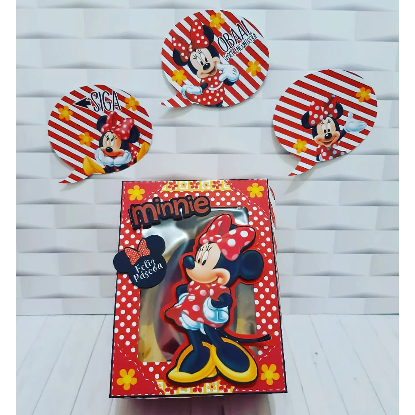 Arquivo de Corte Páscoa Minnie Vermelha 6