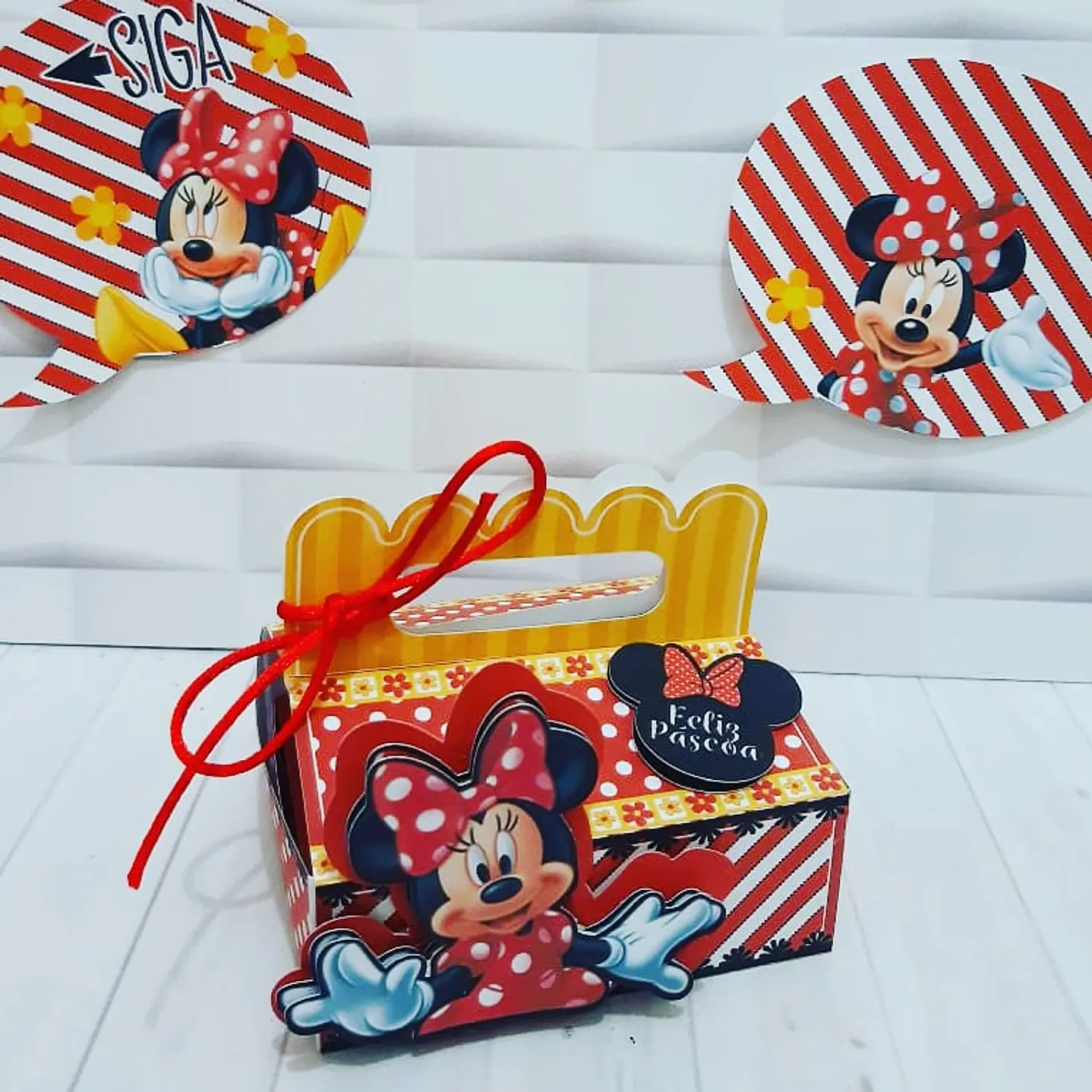 Arquivo de Corte Páscoa Minnie Vermelha 7