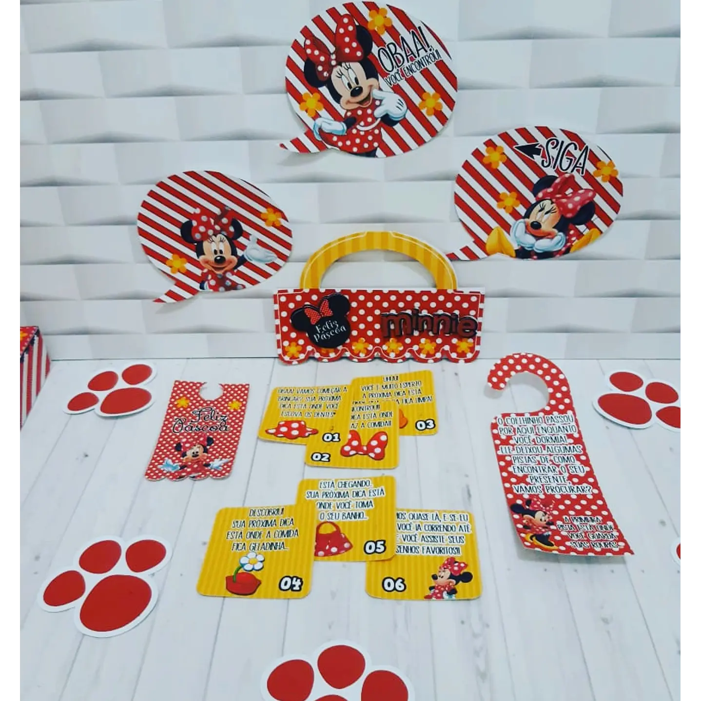 Arquivo de Corte Páscoa Minnie Vermelha 9