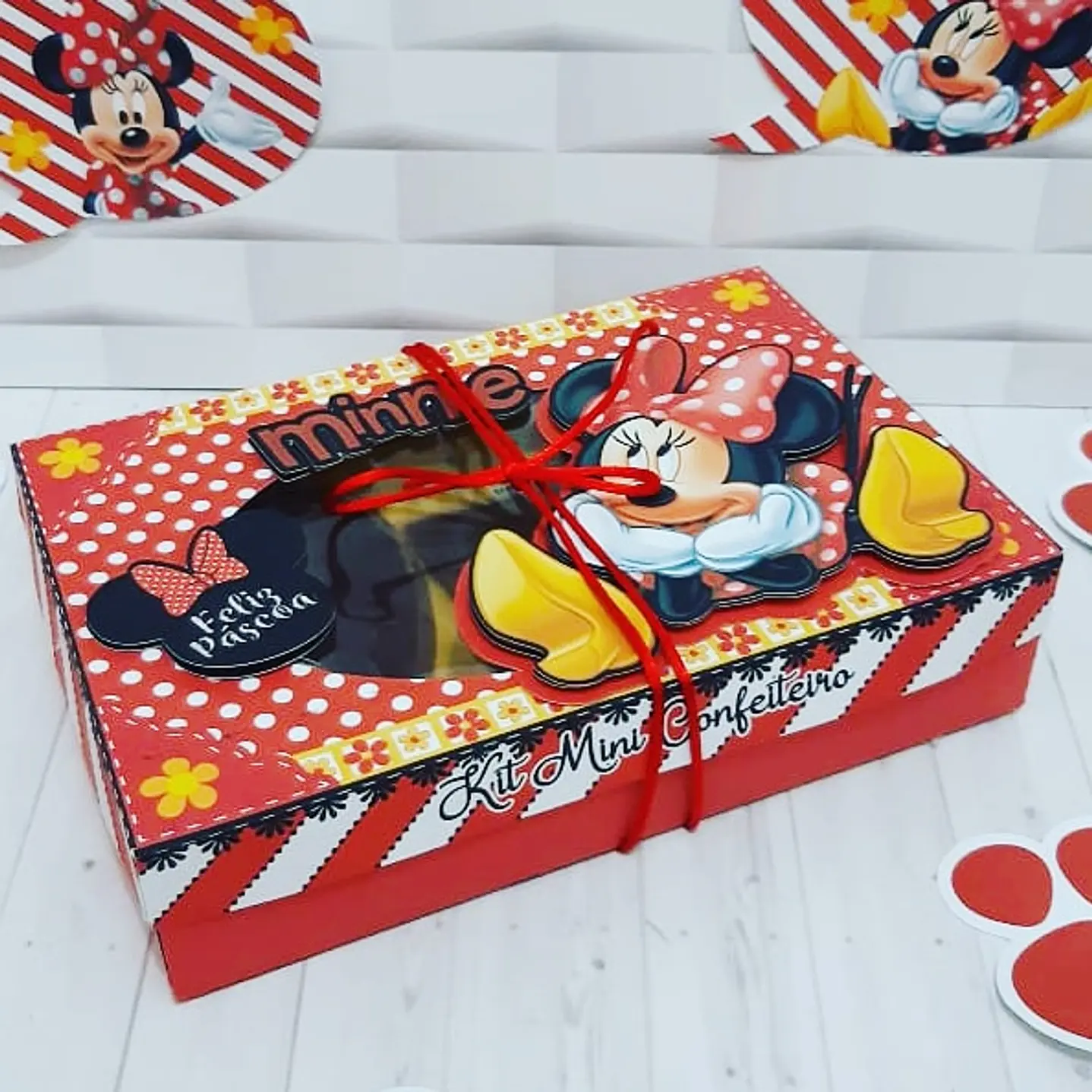 Arquivo de Corte Páscoa Minnie Vermelha 11