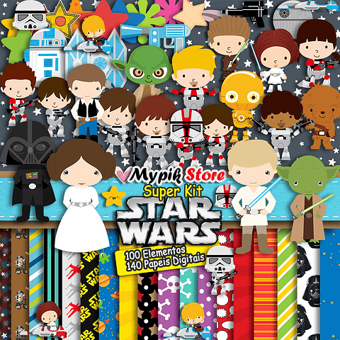 Super Kit Digital Star Wars Completo