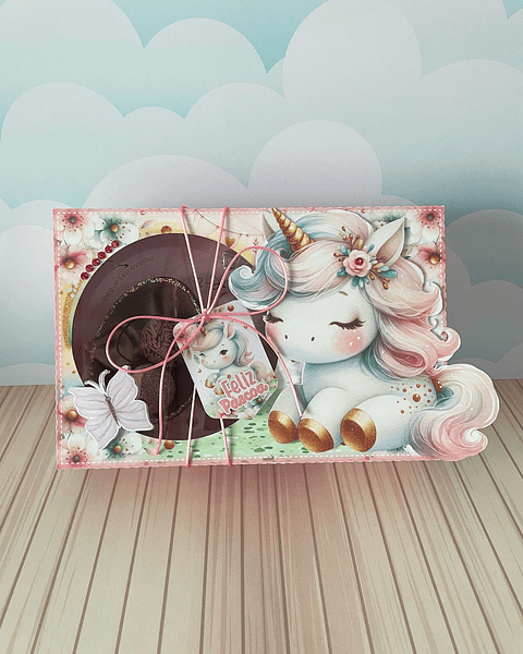  Arquivo de Corte Mini Confeiteiro Unicórnio - Páscoa