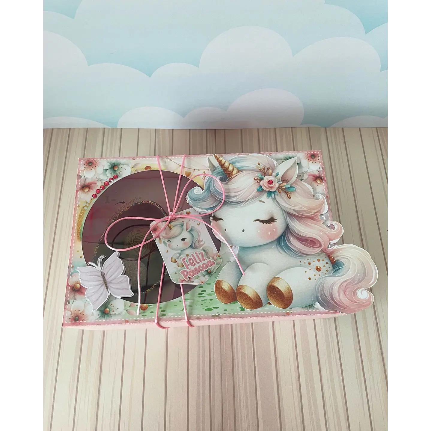  Arquivo de Corte Mini Confeiteiro Unicórnio - Páscoa 4