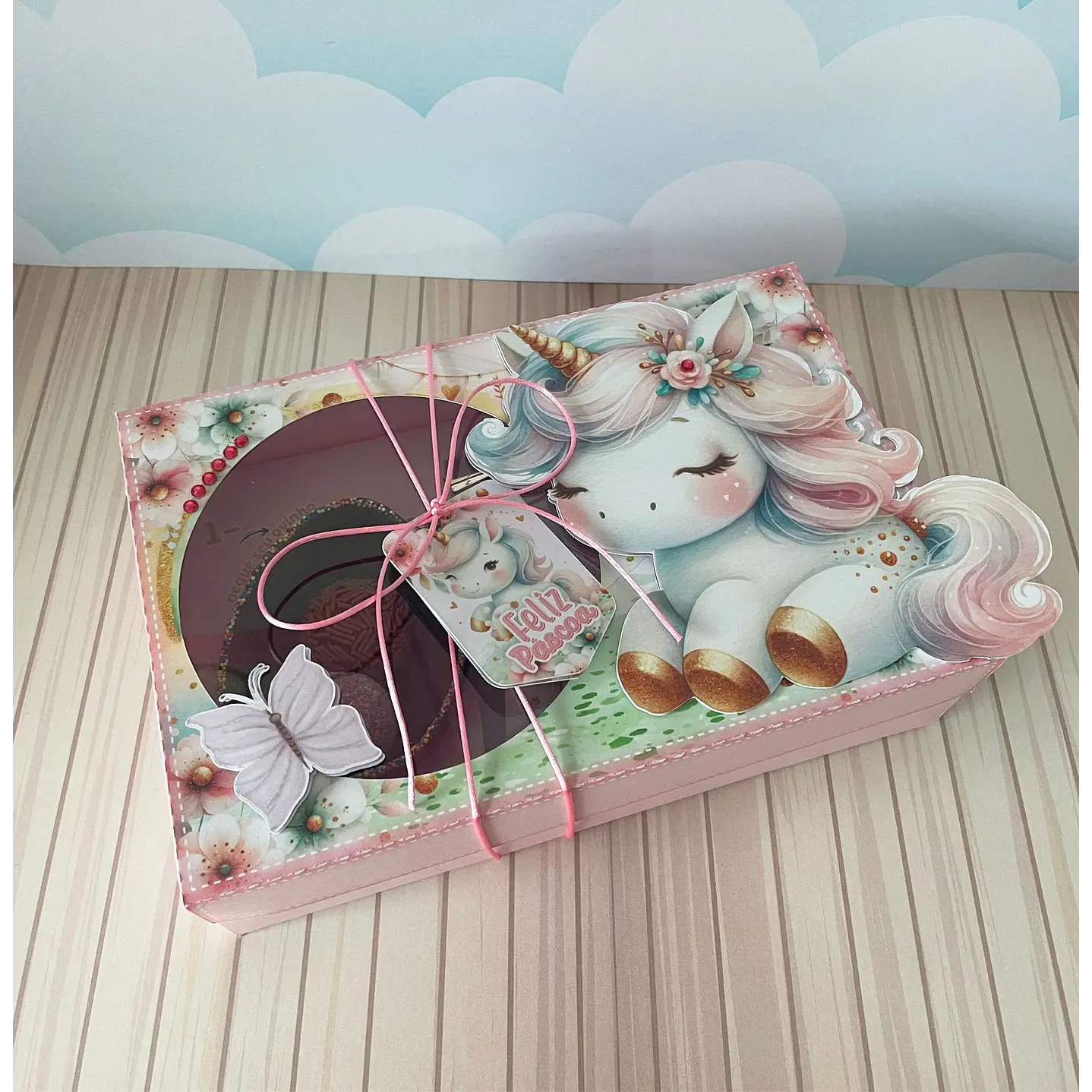  Arquivo de Corte Mini Confeiteiro Unicórnio - Páscoa 5