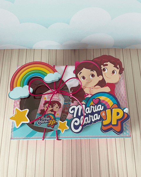 Arquivo de Corte Mini Confeiteiro Maria Clara e JP - Páscoa