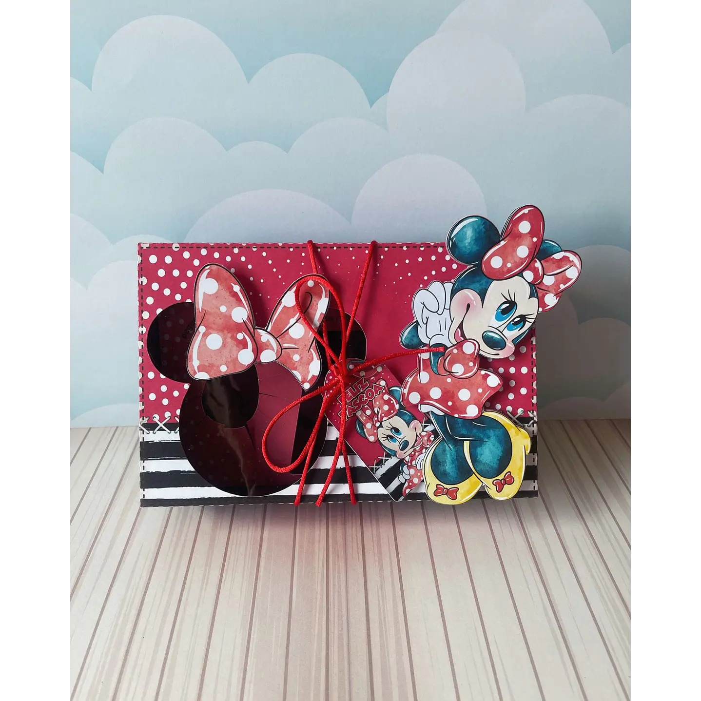 Arquivo de Corte Mini Confeiteiro Minnie Vermelha 2