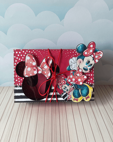 Arquivo de Corte Mini Confeiteiro Minnie Vermelha