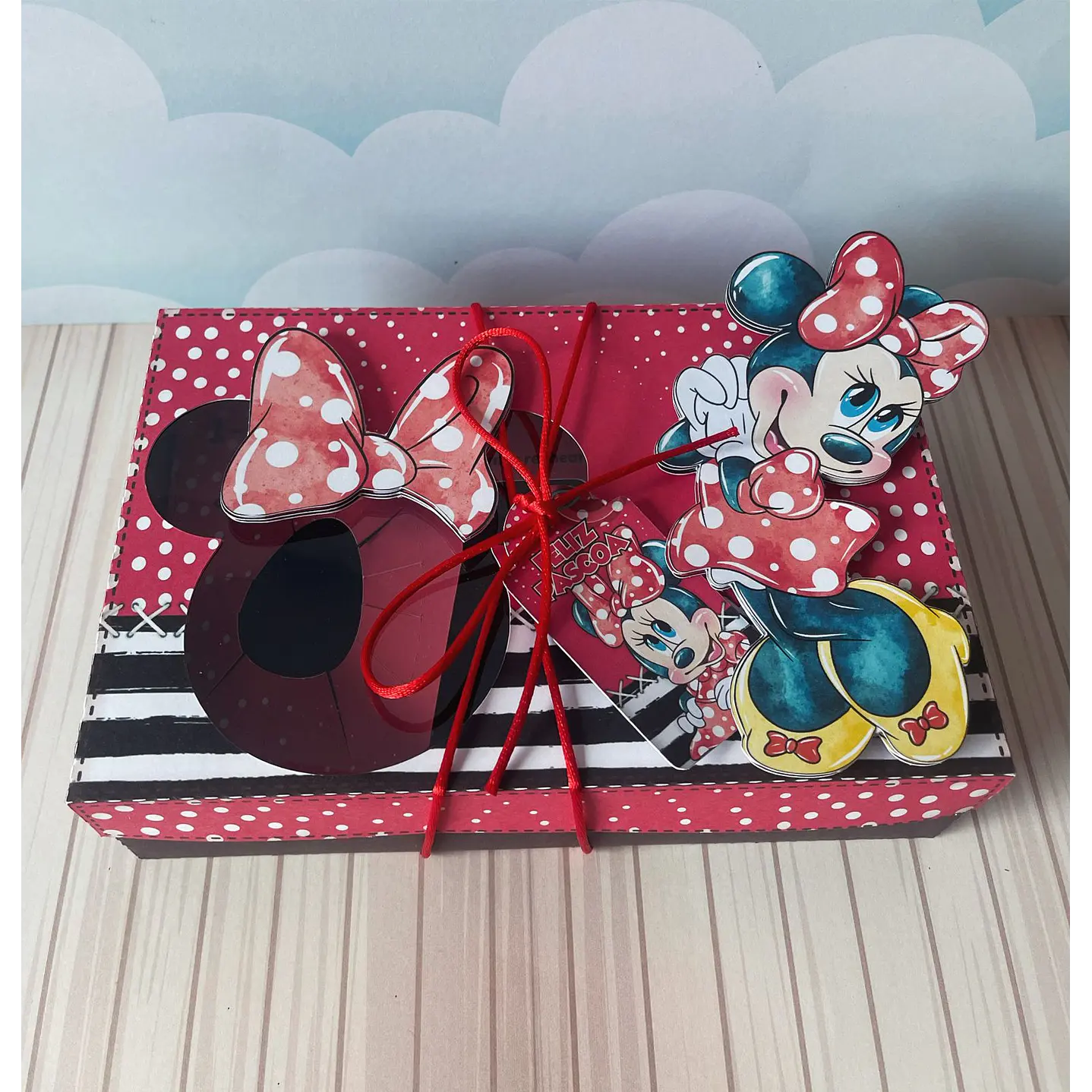 Arquivo de Corte Mini Confeiteiro Minnie Vermelha 3