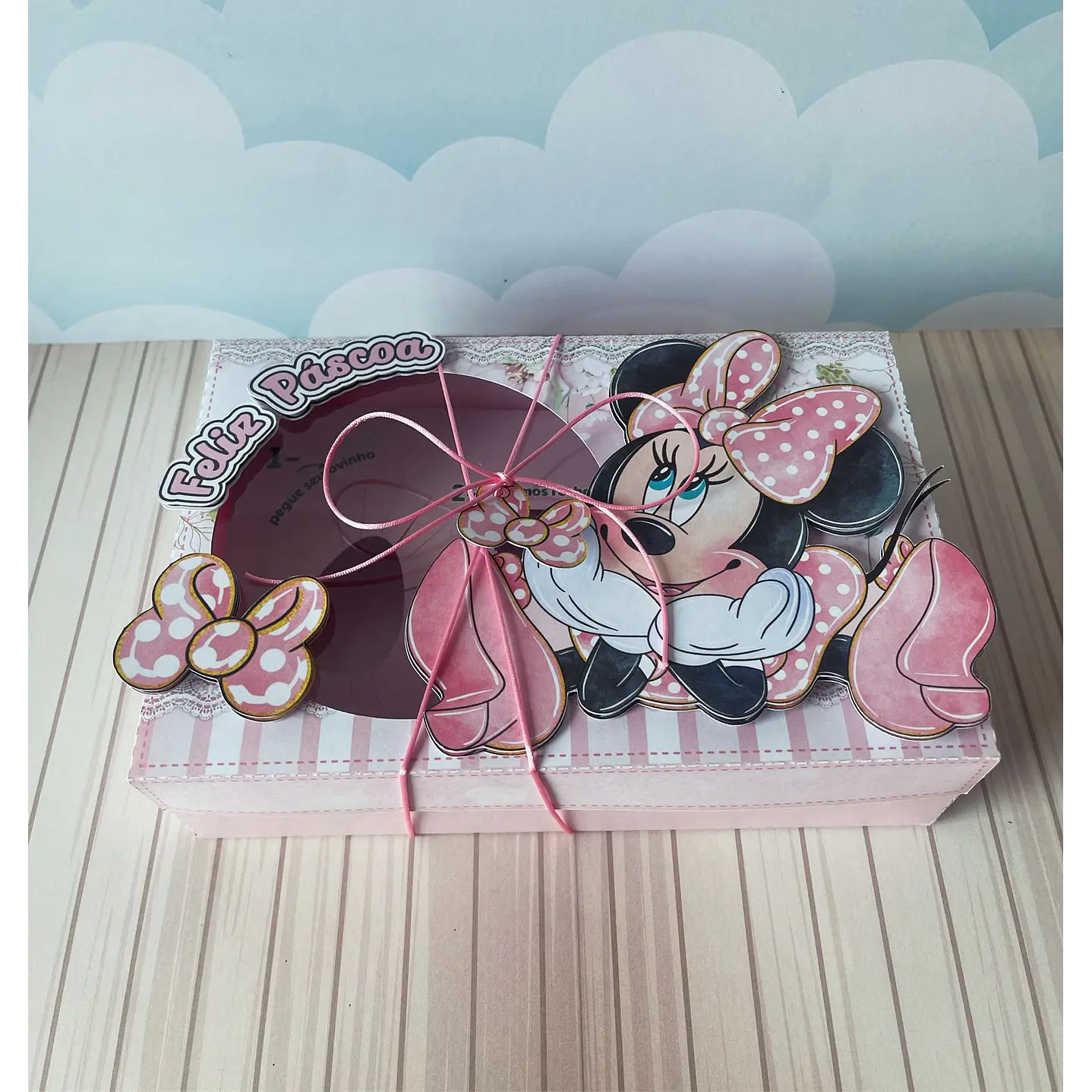  Arquivo de Corte Mini Confeiteiro Minnie Rosa - Páscoa 3