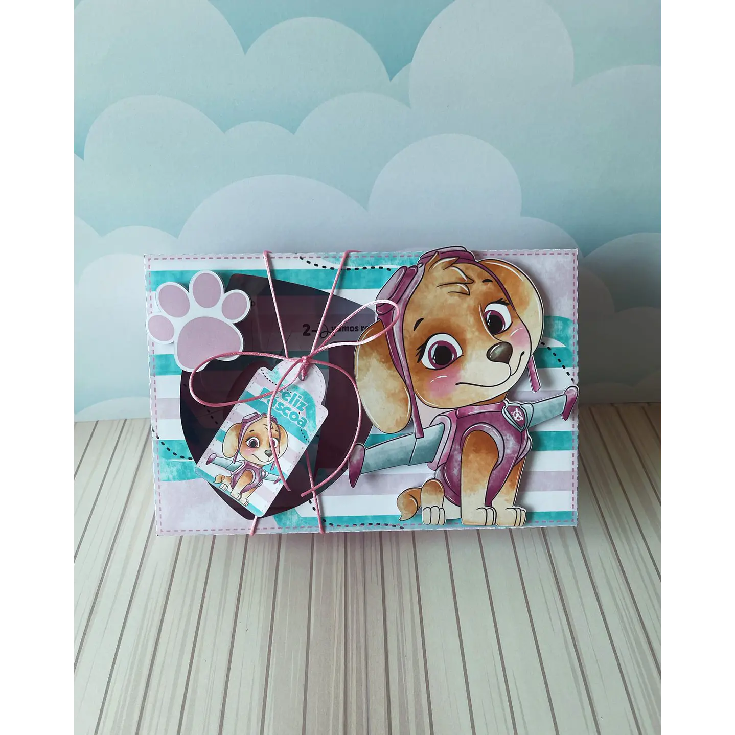  Arquivo de Corte Mini Confeiteiro Skye -Páscoa 2