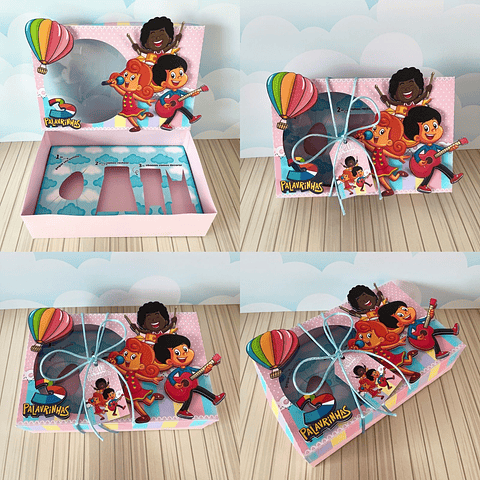 Arquivo de Corte Mini Confeiteiro Três Palavrinhas 