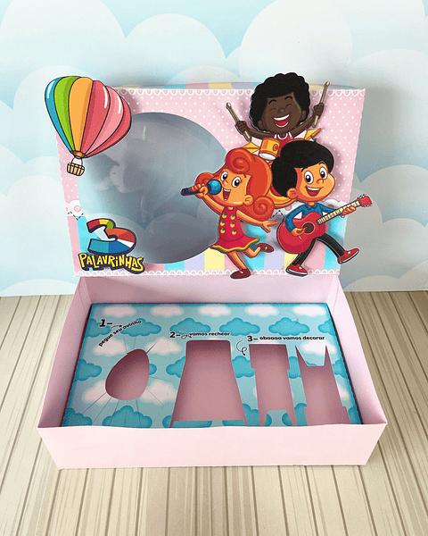 Arquivo de Corte Mini Confeiteiro Três Palavrinhas 