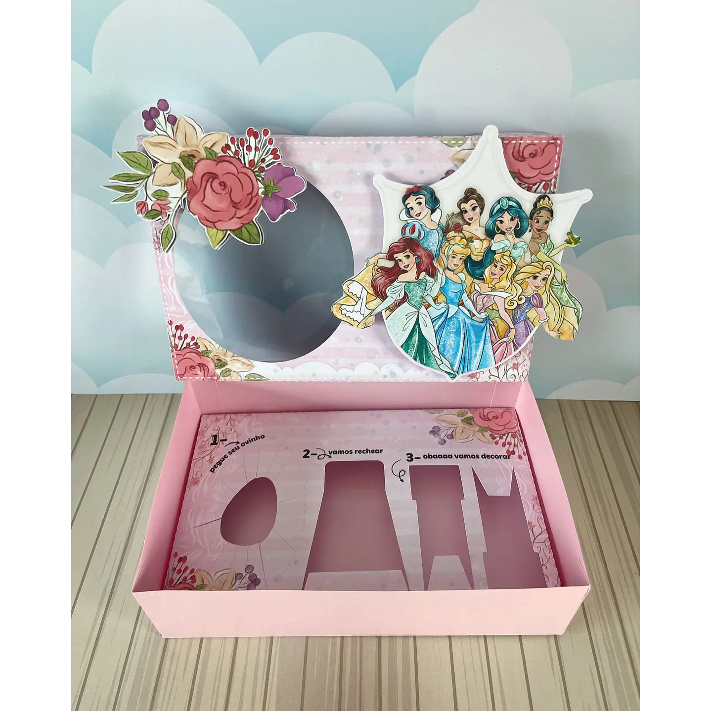  Arquivo de Corte Mini Confeiteiro Princesas - Páscoa 2