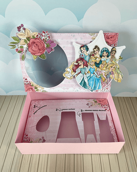  Arquivo de Corte Mini Confeiteiro Princesas - Páscoa