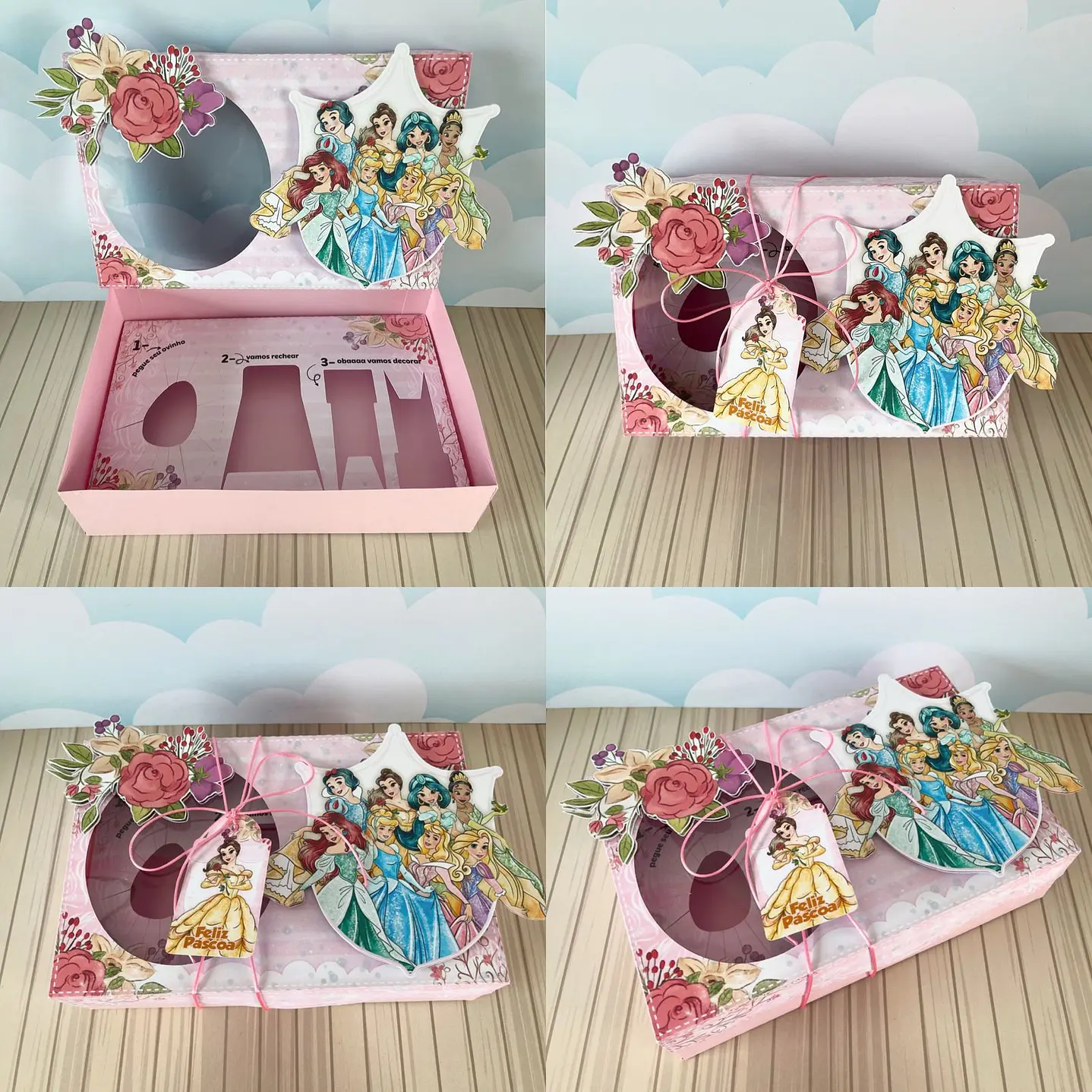  Arquivo de Corte Mini Confeiteiro Princesas - Páscoa 1