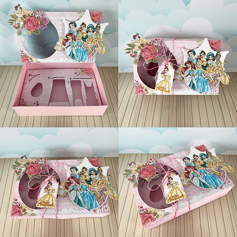  Arquivo de Corte Mini Confeiteiro Princesas - Páscoa