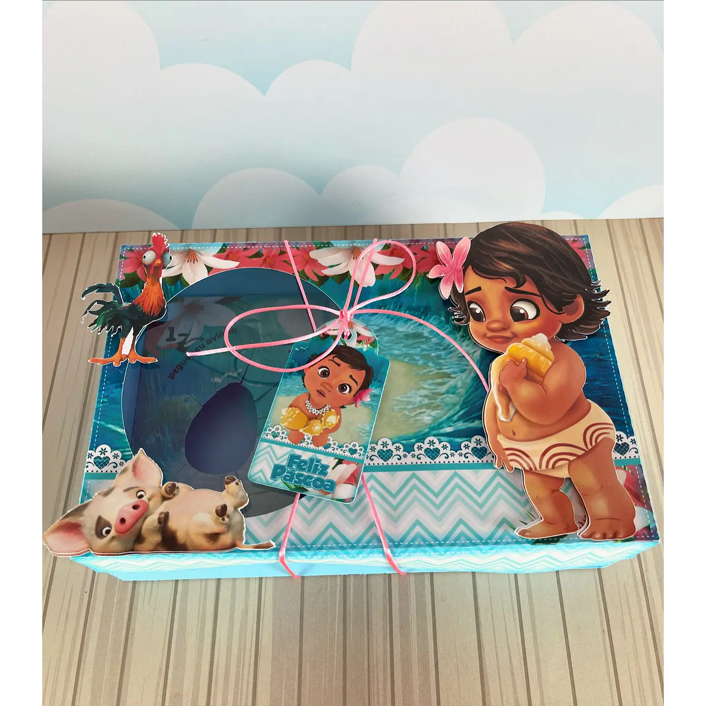 Arquivo de Corte Mini Confeiteiro Moana Baby - Páscoa 4