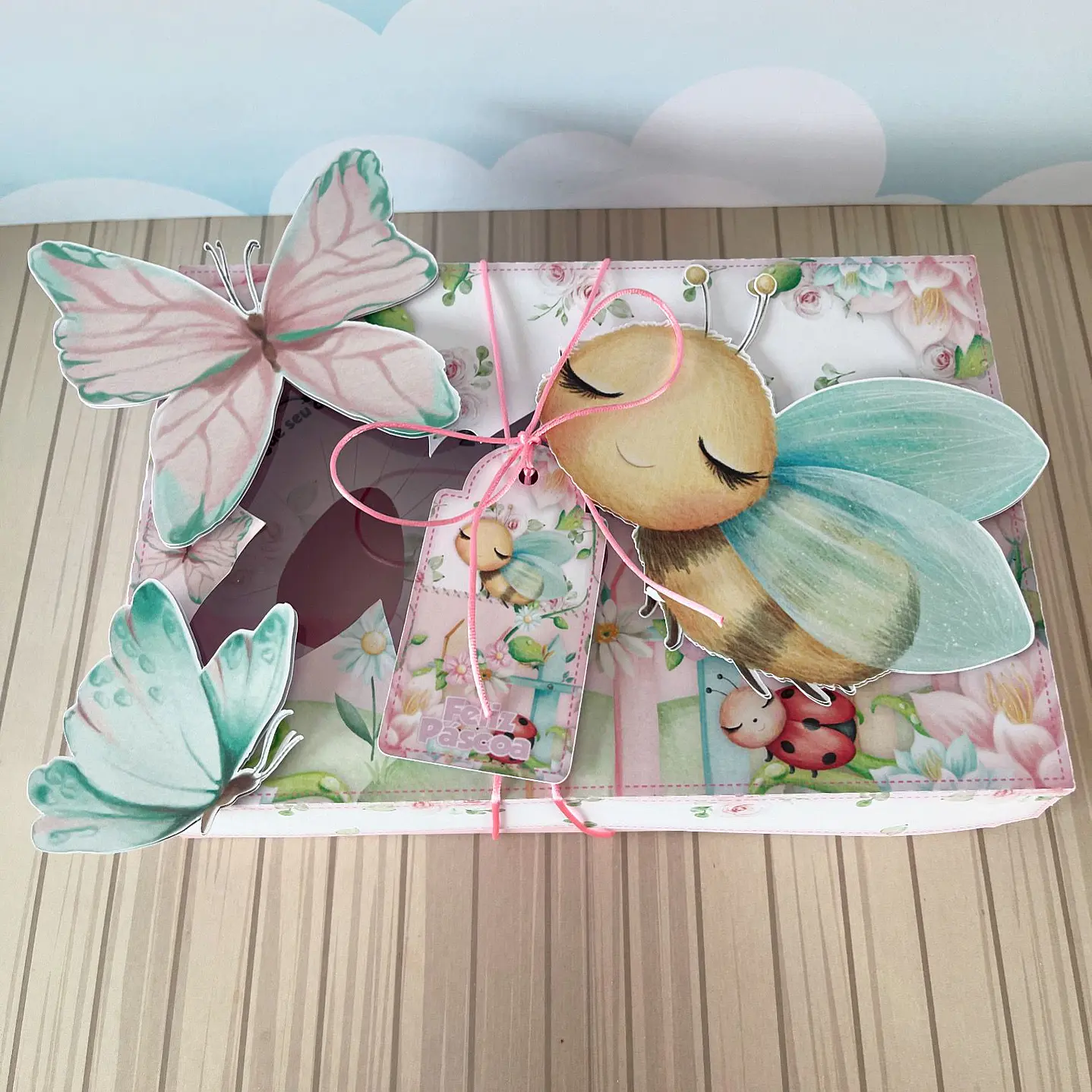 Arquivo de Corte Mini Confeiteiro Jardim - Páscoa 4