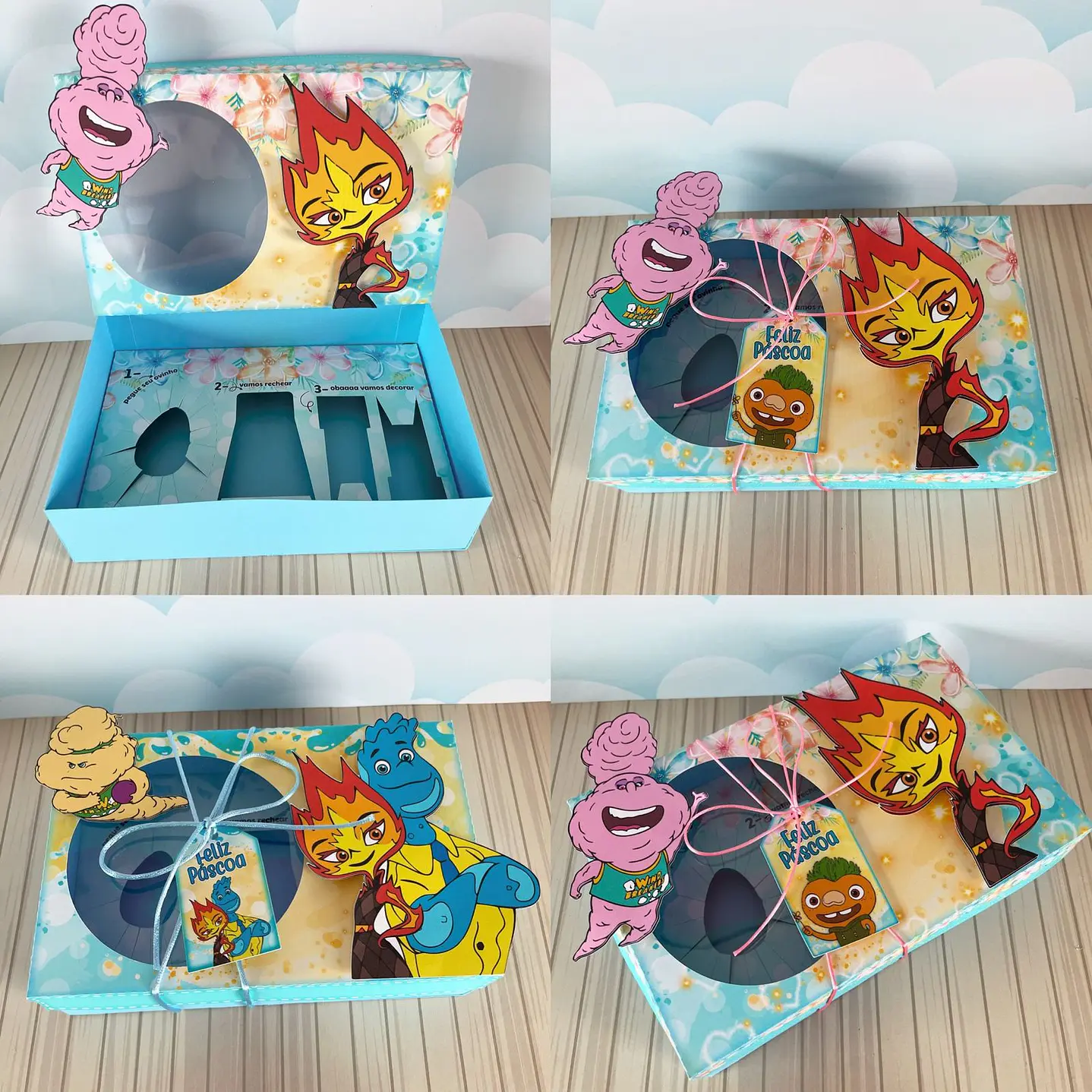 Arquivo de Corte Mini Confeiteiro Elementos - Páscoa 1
