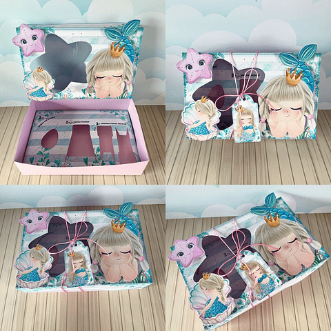 Arquivo de Corte Mini Confeiteiro Sereia - Páscoa