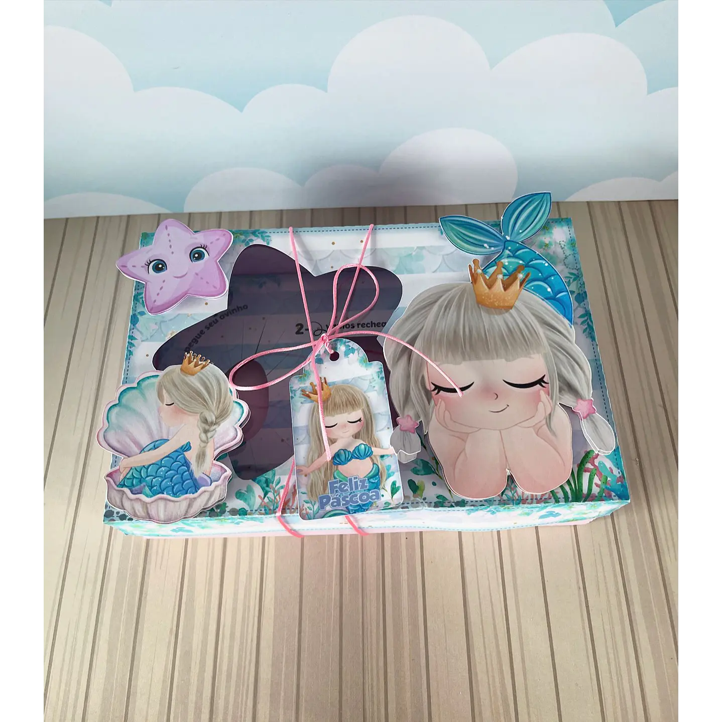 Arquivo de Corte Mini Confeiteiro Sereia - Páscoa 4