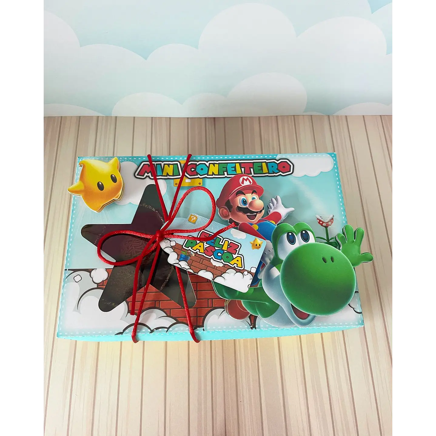 Arquivo de Corte Mini Confeiteiro Super Mario - Páscoa 3