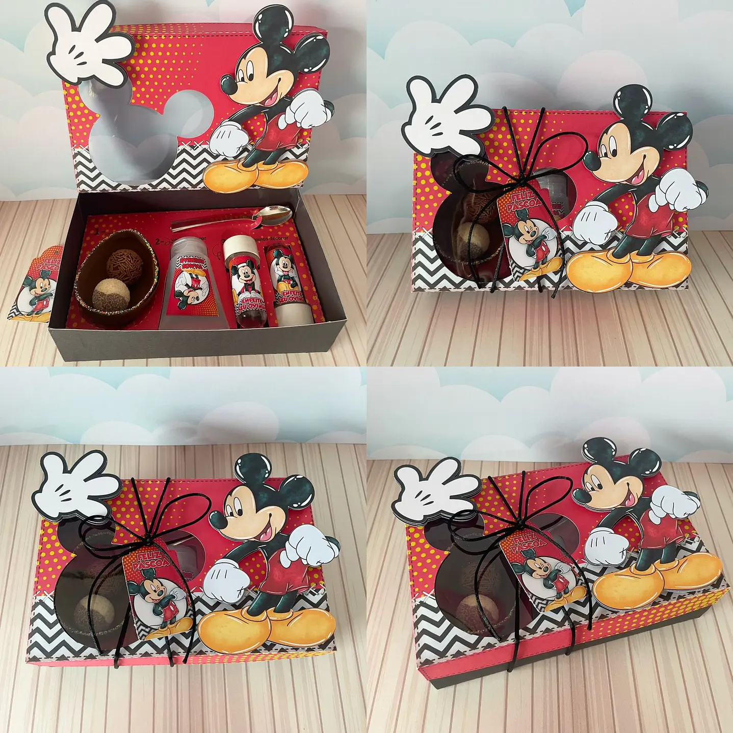 Arquivo de Corte Mini Confeiteiro Mickey - Páscoa 1