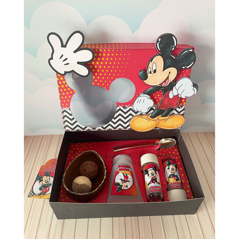 Arquivo de Corte Mini Confeiteiro Mickey - Páscoa