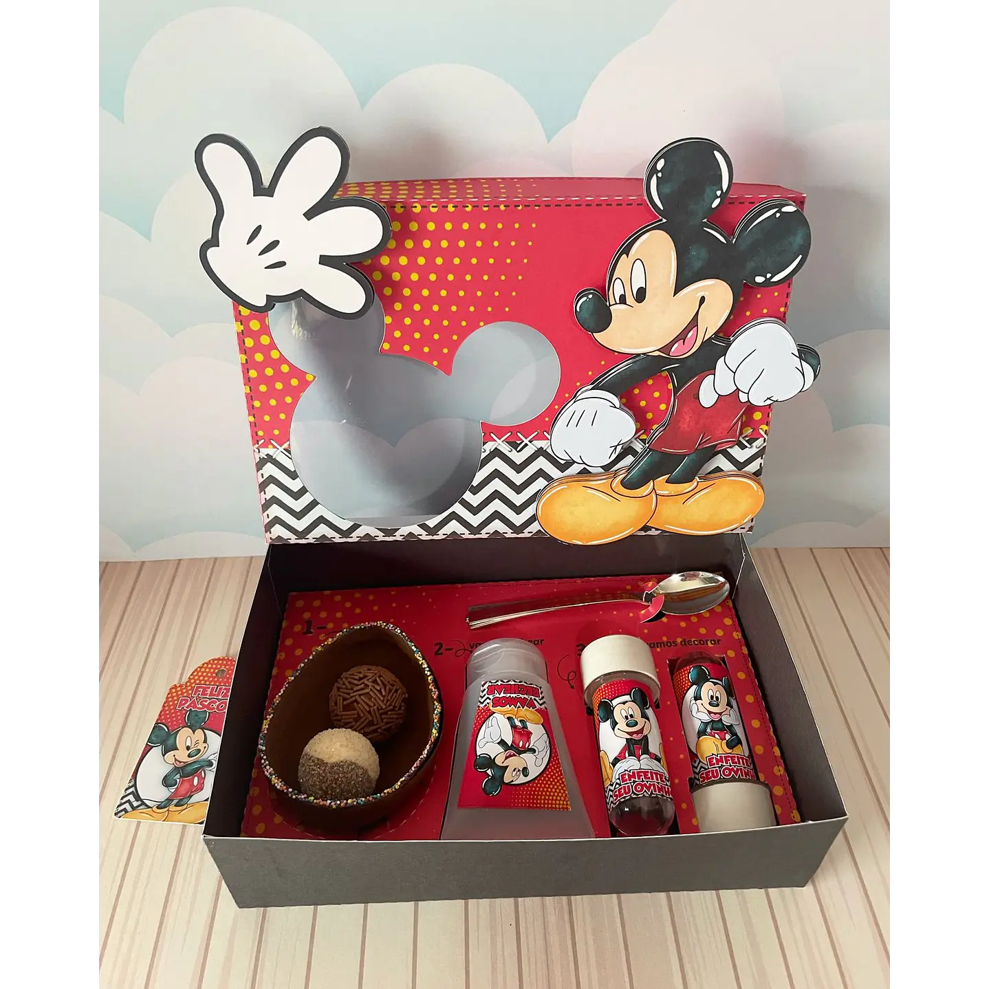 Arquivo de Corte Mini Confeiteiro Mickey - Páscoa 2