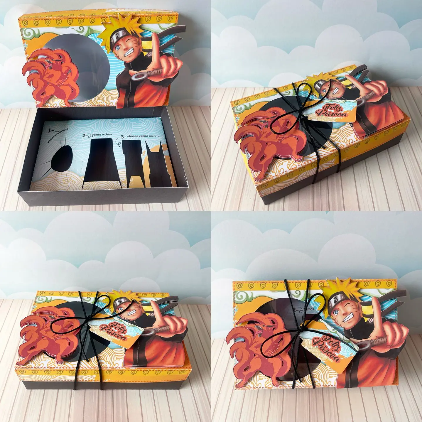 Arquivo de Corte Digital Mini Confeiteiro Naruto - Páscoa 1