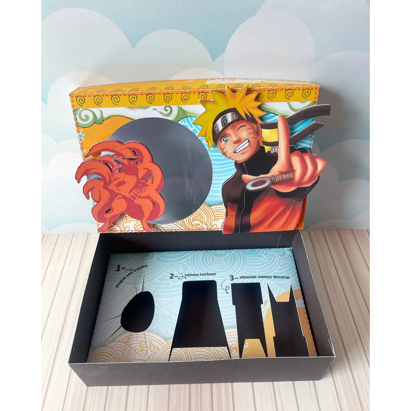 Arquivo de Corte Digital Mini Confeiteiro Naruto - Páscoa 2