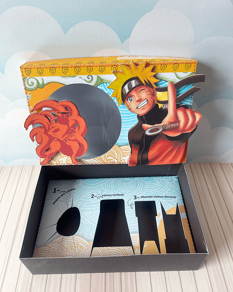 Arquivo de Corte Digital Mini Confeiteiro Naruto - Páscoa