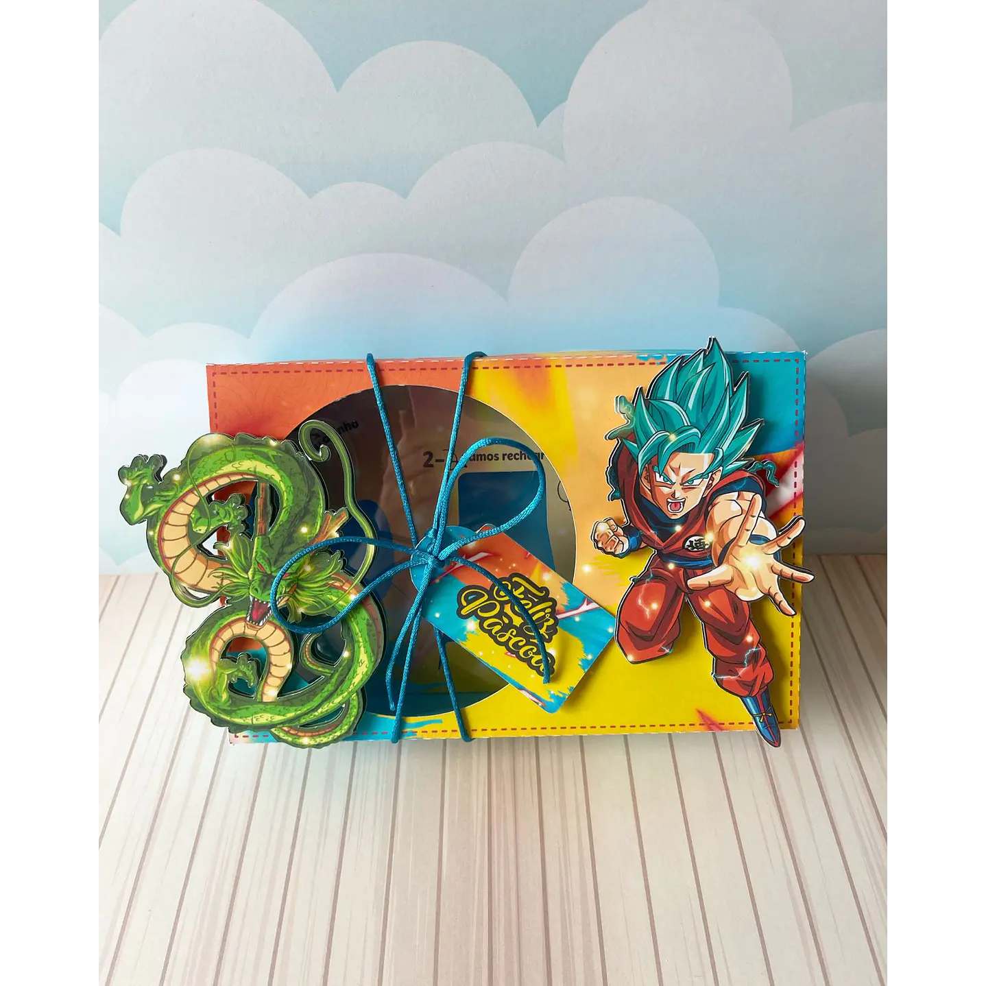 Arquivo de Corte Mini Confeiteiro Dragon Ball - Páscoa 1