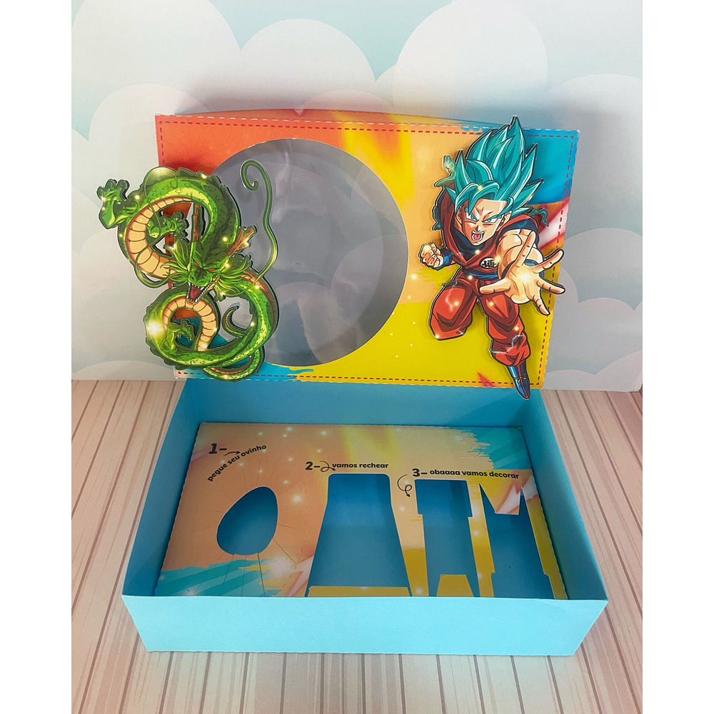Arquivo de Corte Mini Confeiteiro Dragon Ball - Páscoa