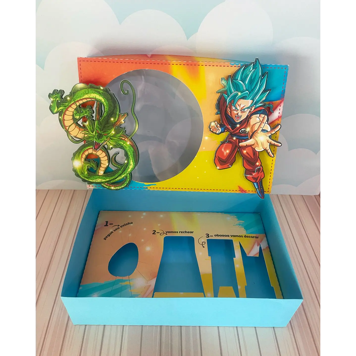 Arquivo de Corte Mini Confeiteiro Dragon Ball - Páscoa 5
