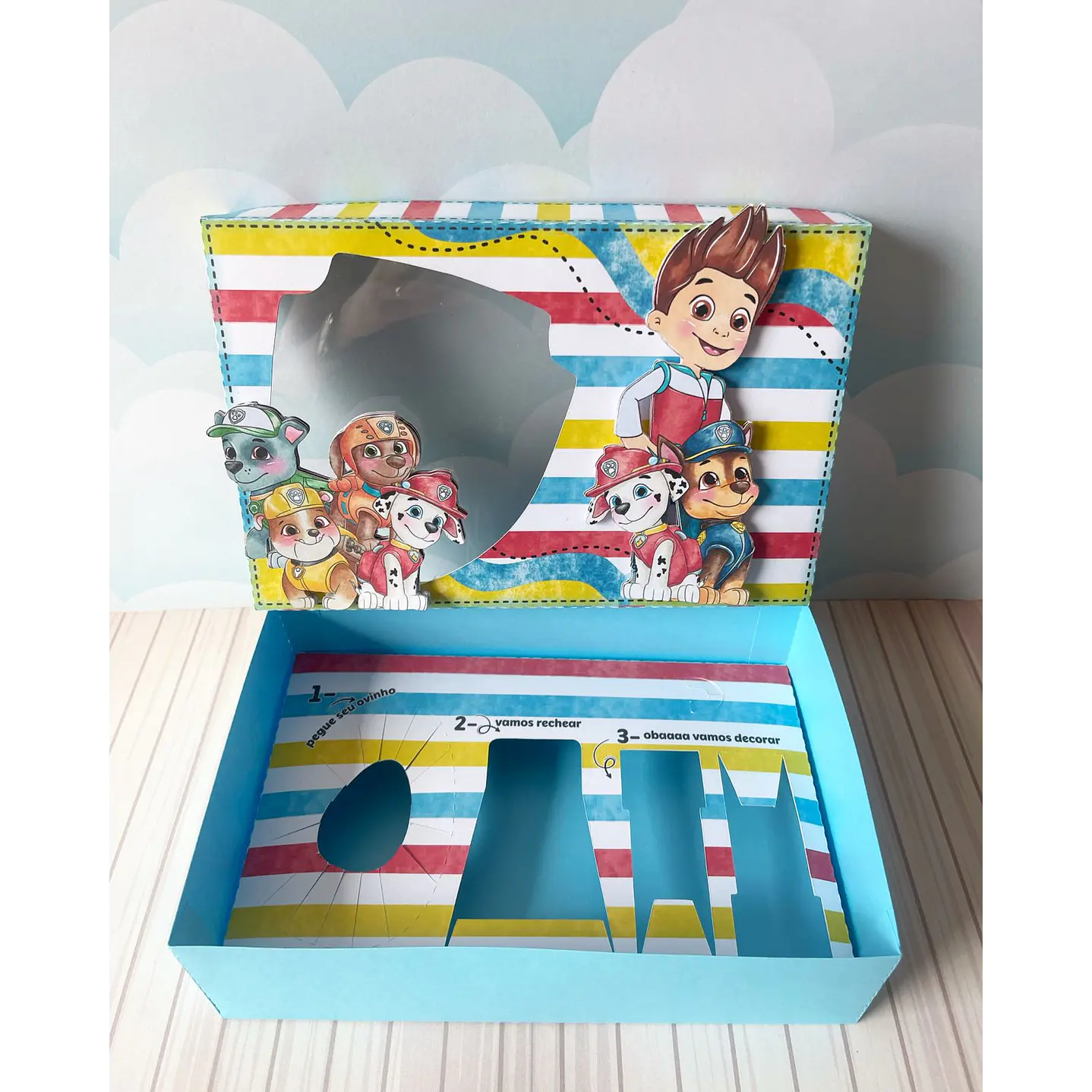Arquivo de Corte Mini Confeiteiro Patrulha Canina - Páscoa 2